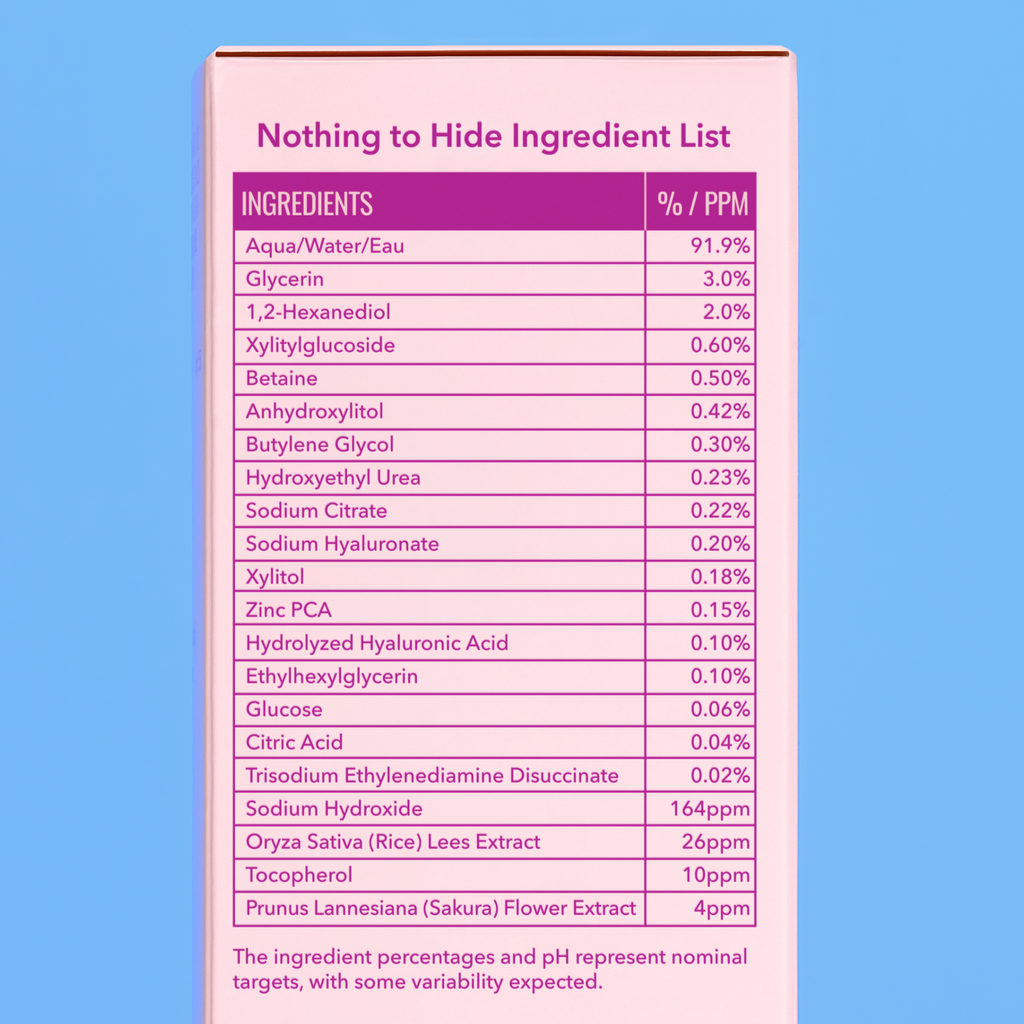Sakura Hyaluronic Acid Boosting Essence